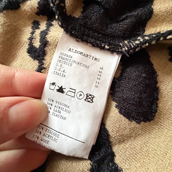 Aldomartins Animal Print Cardigan - Picture 8 of 8